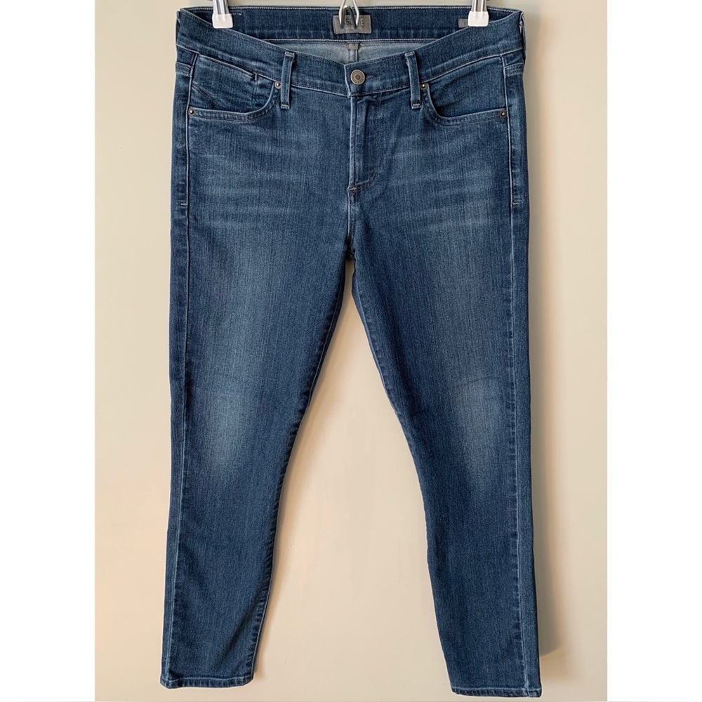 Agolde • 29 • Colette Crop Skinny Medium Wash Denim Jeans